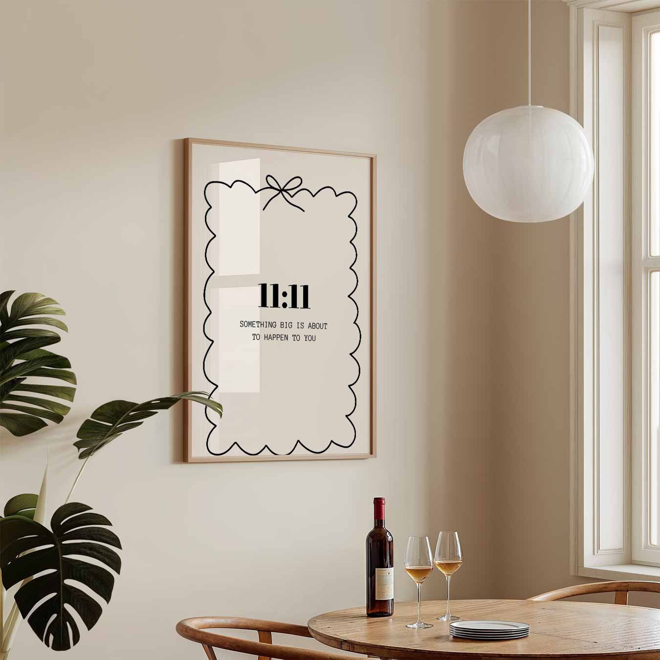 11:11 Inspirerende Wenskaart Poster-WallArtistic