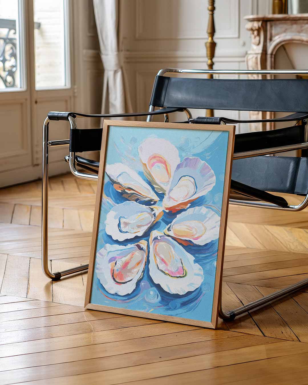 Kleurrijke Oester Inspiratie Poster-WallArtistic