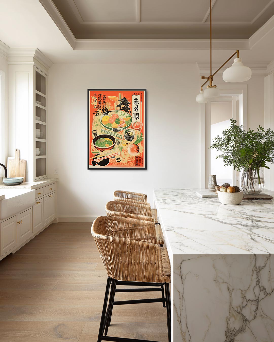 Kleurrijke eetervaring Kunstwerk
