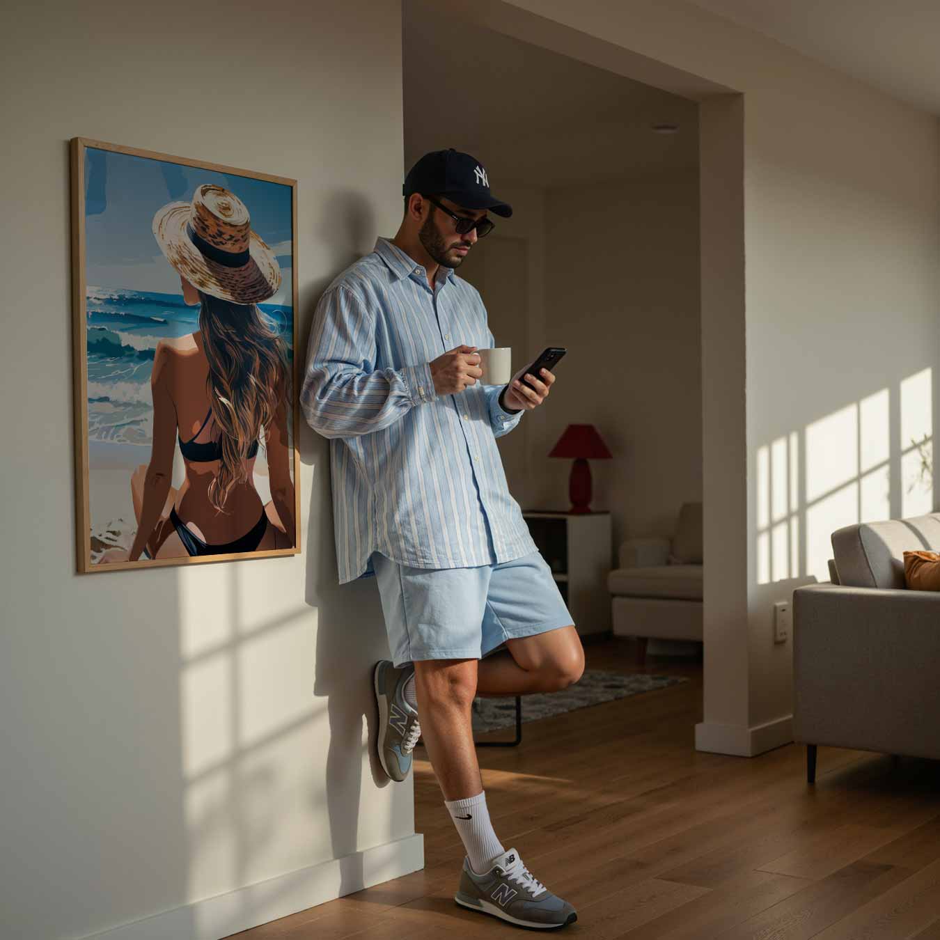 Stranddromen Zomerposter-WallArtistic