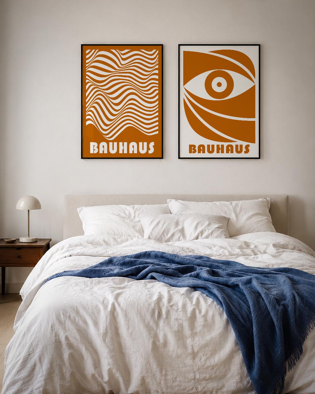 Golvend lijnenspel Posterset