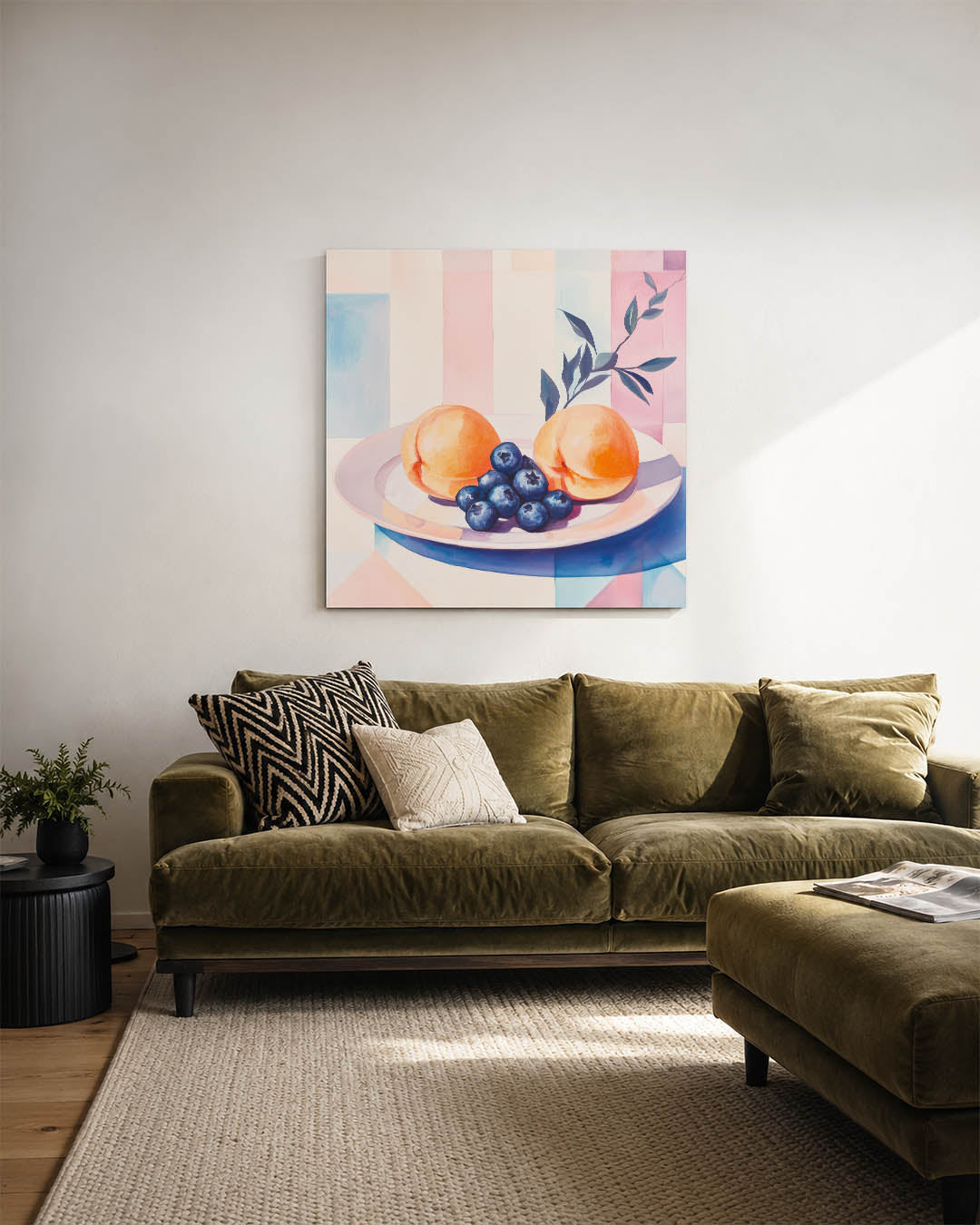 Fruit op bord Kunstwerk