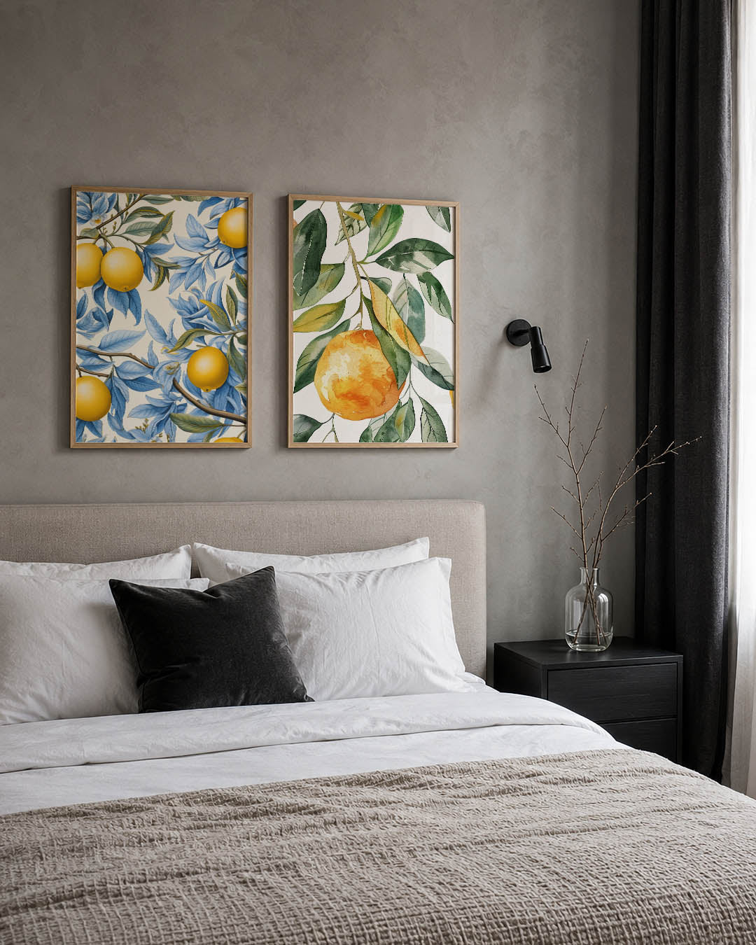 Citrus en bladeren Posterset