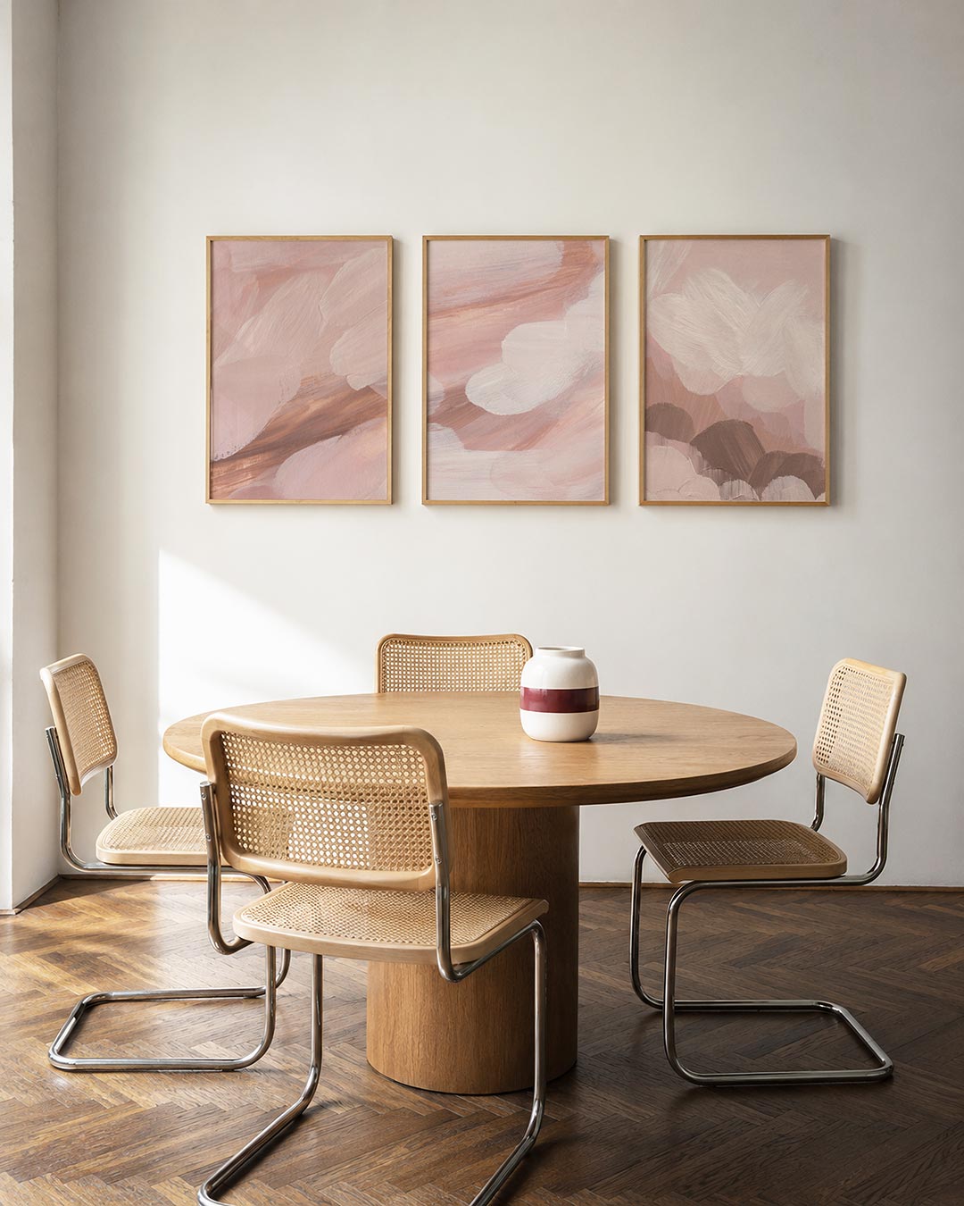 Zachte kleurvlakken Posterset