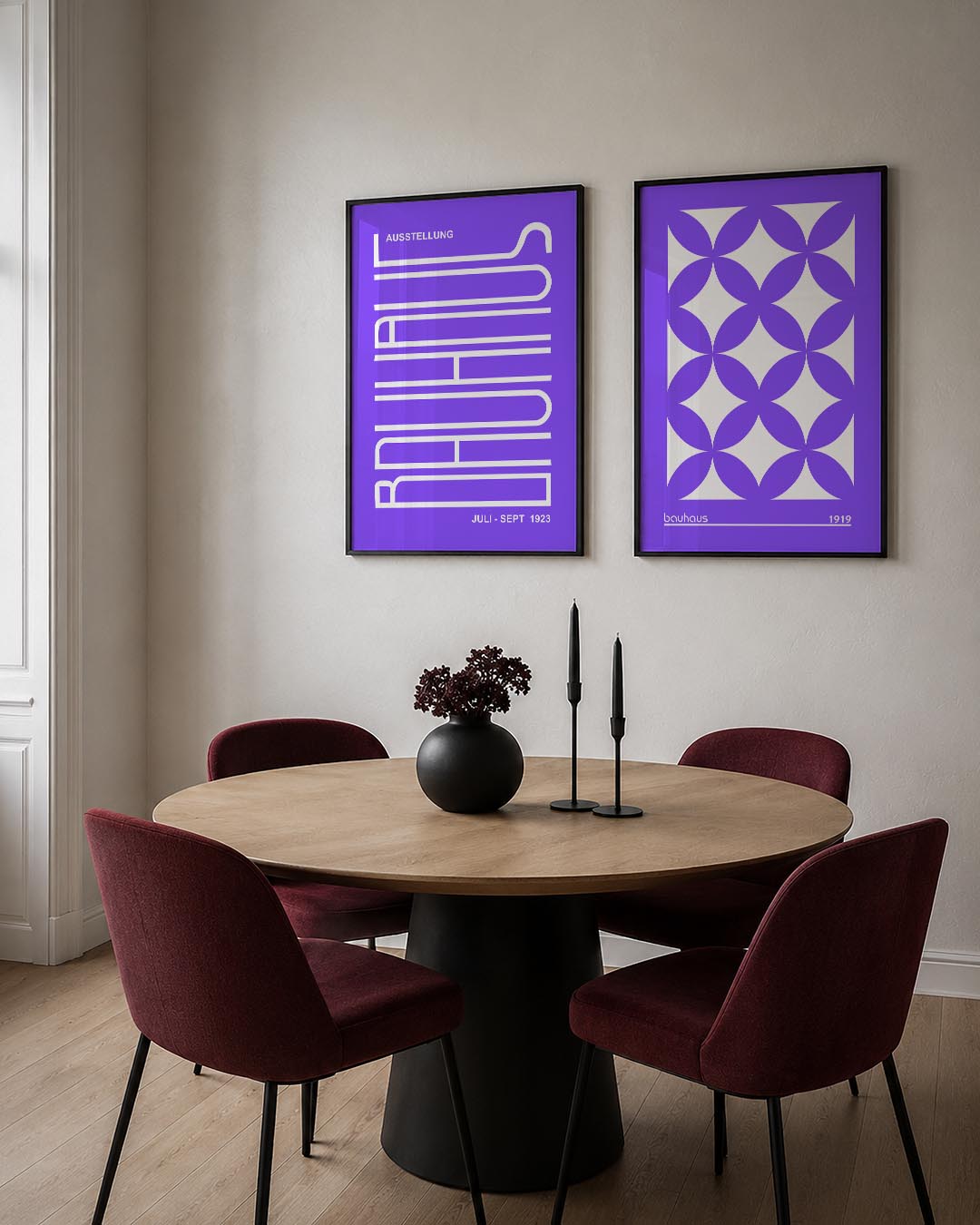 Lijnen en kleurvlakken Posterset