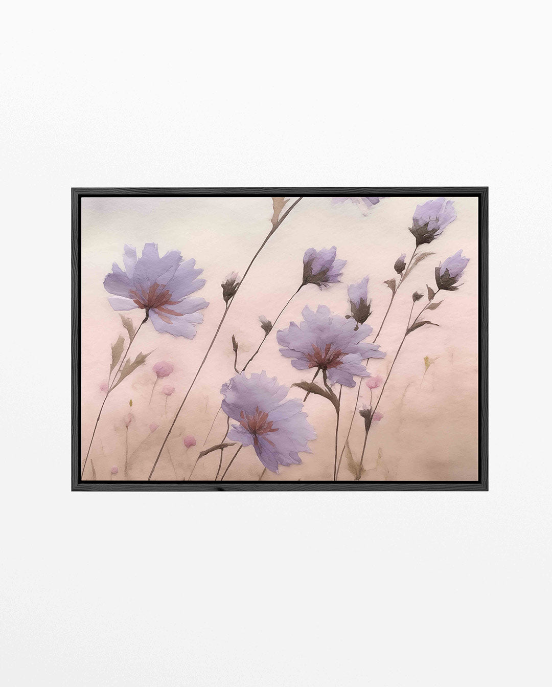 Bloemen in pasteltinten Kunstwerk