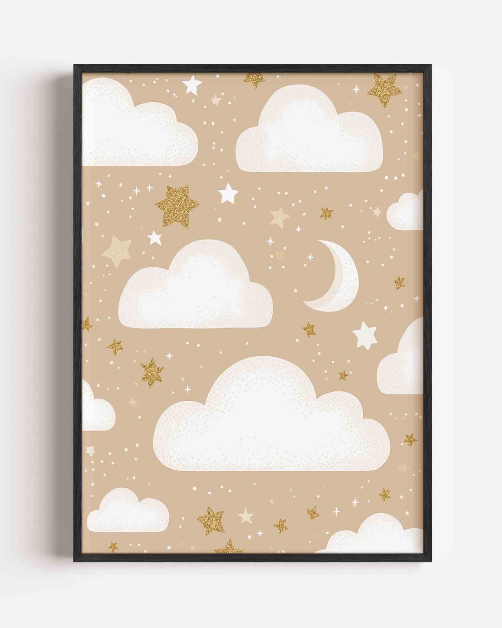 Wolk en sterren Poster