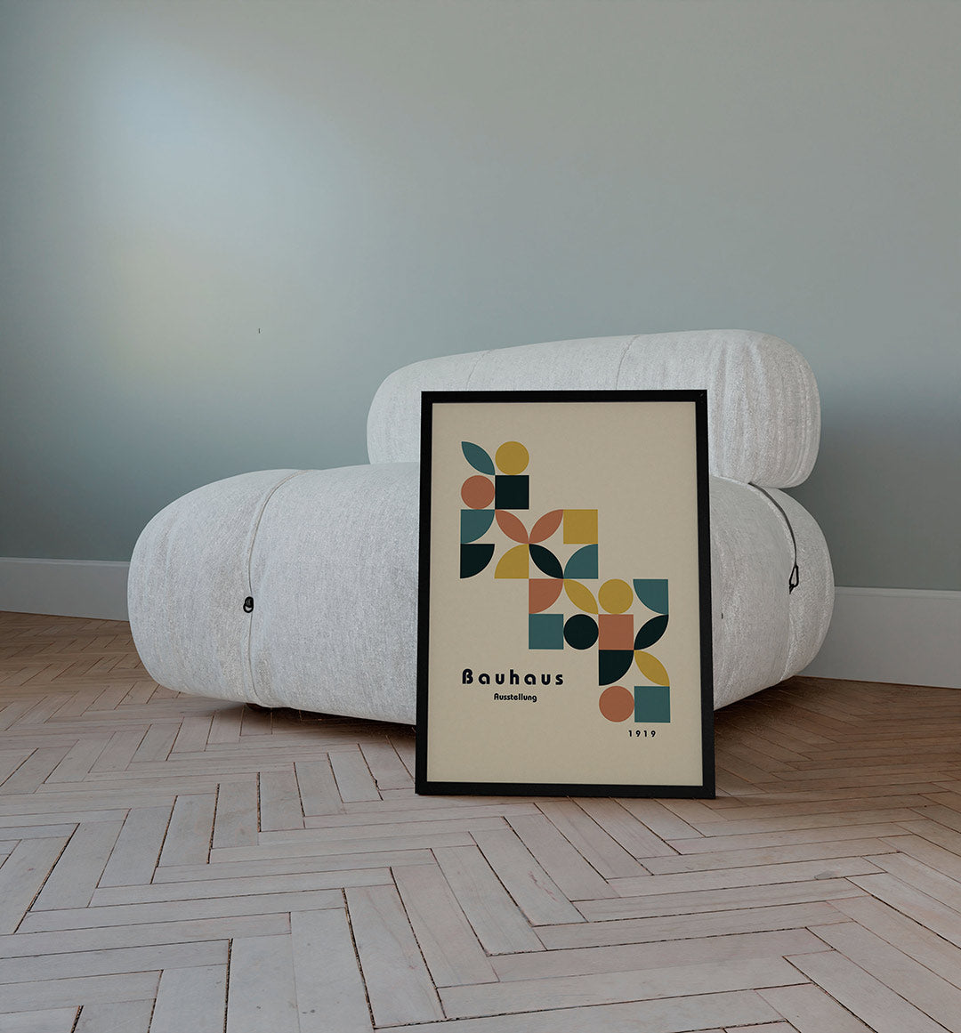 Vormritme en kleur Poster