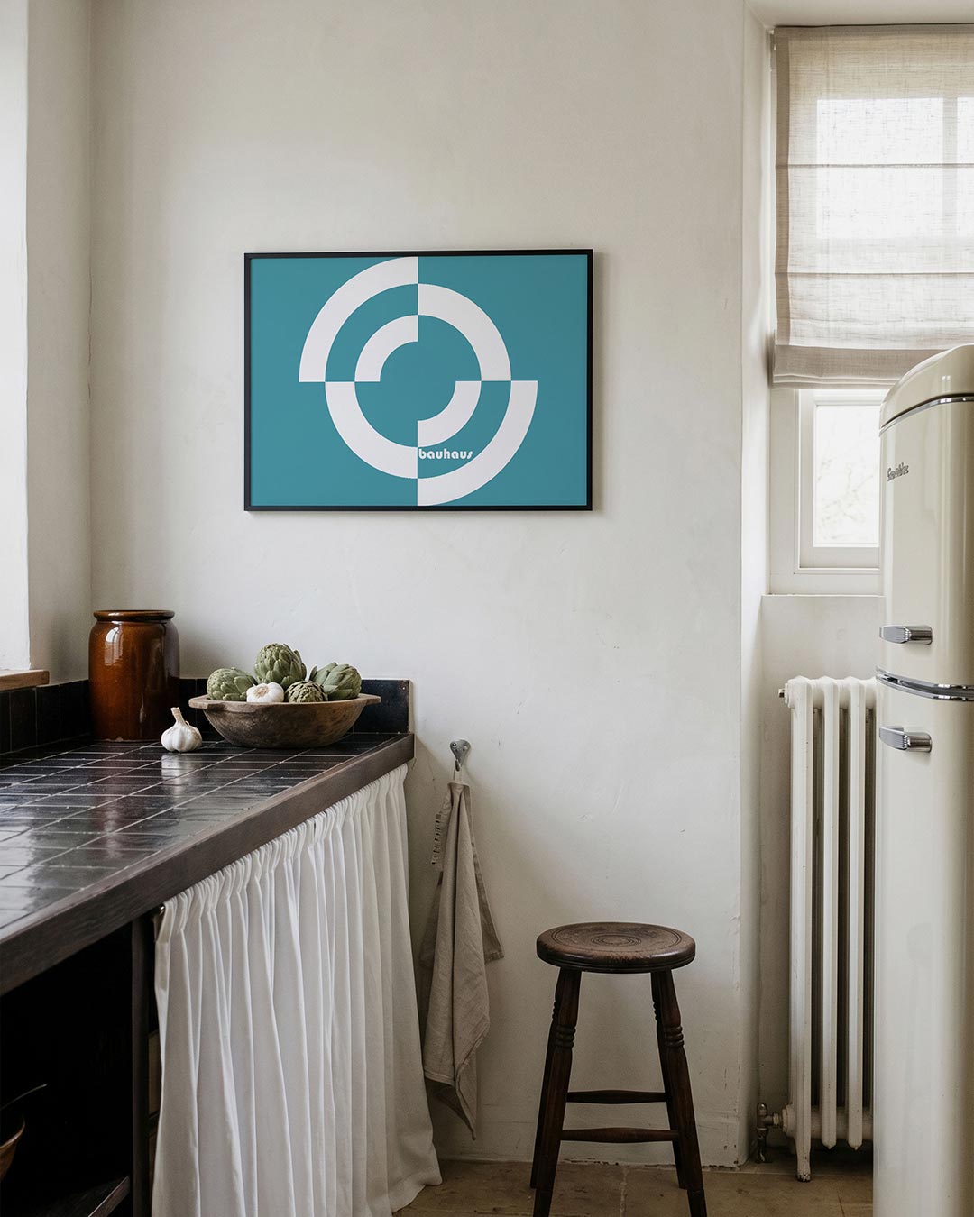 Cirkelvormen en lijnen Poster