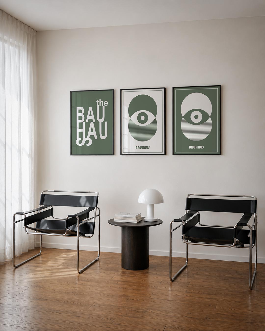 Typografisch spel Posterset