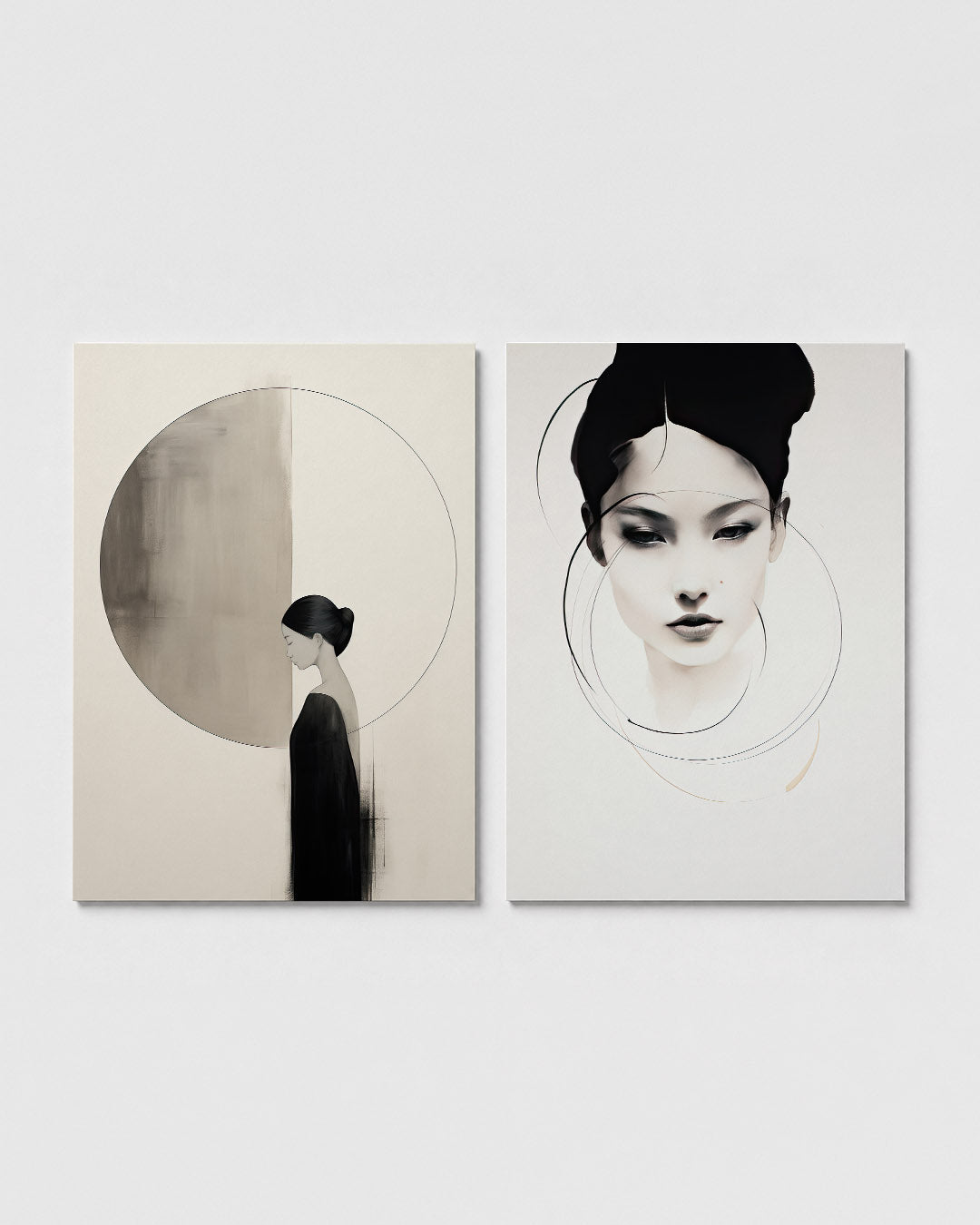 Cirkel en silhouet Posterset