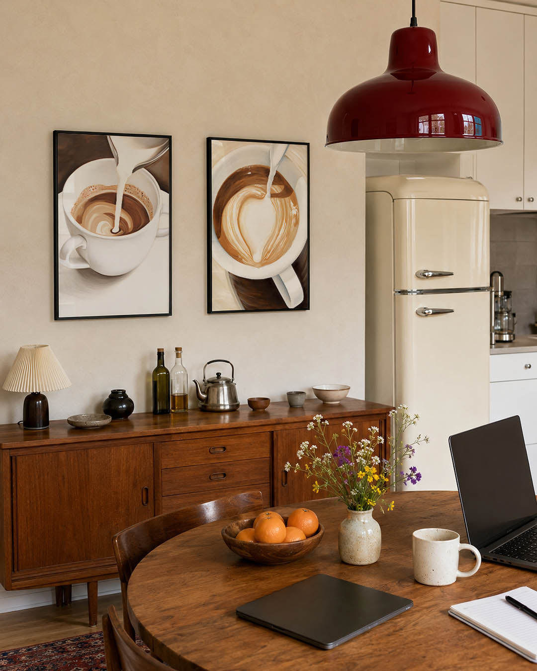 Koffie en melk Posterset