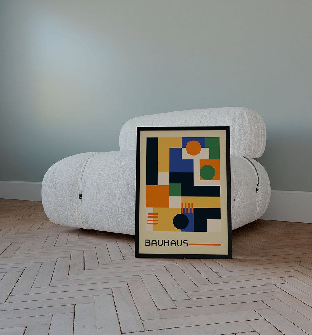 Vormen en vlakkenspel Poster