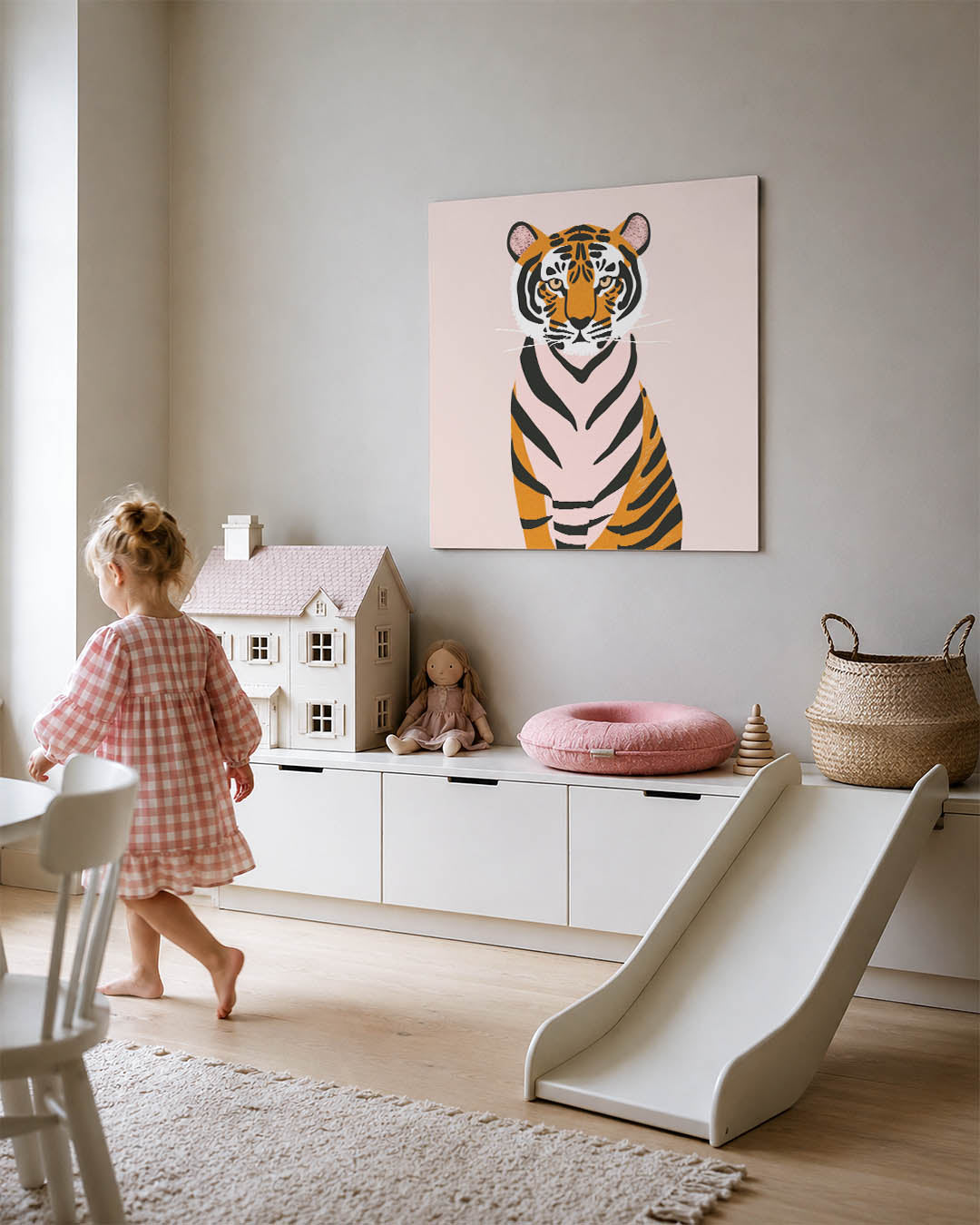 Gestileerde tijger Kunstwerk
