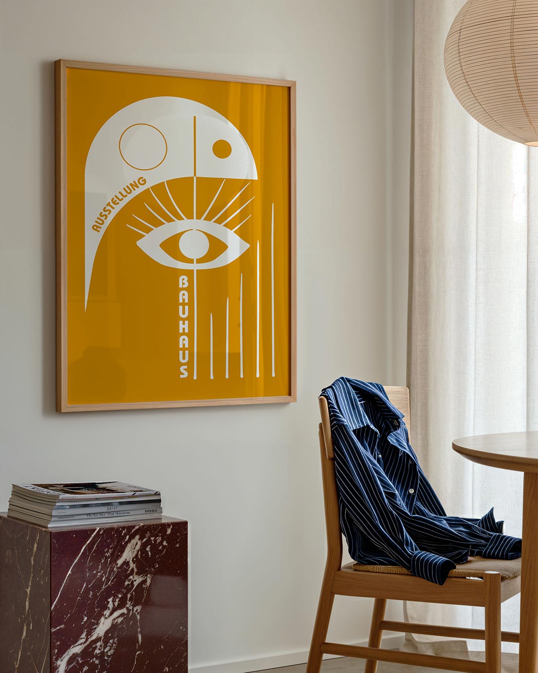 Oog en lijnen Poster