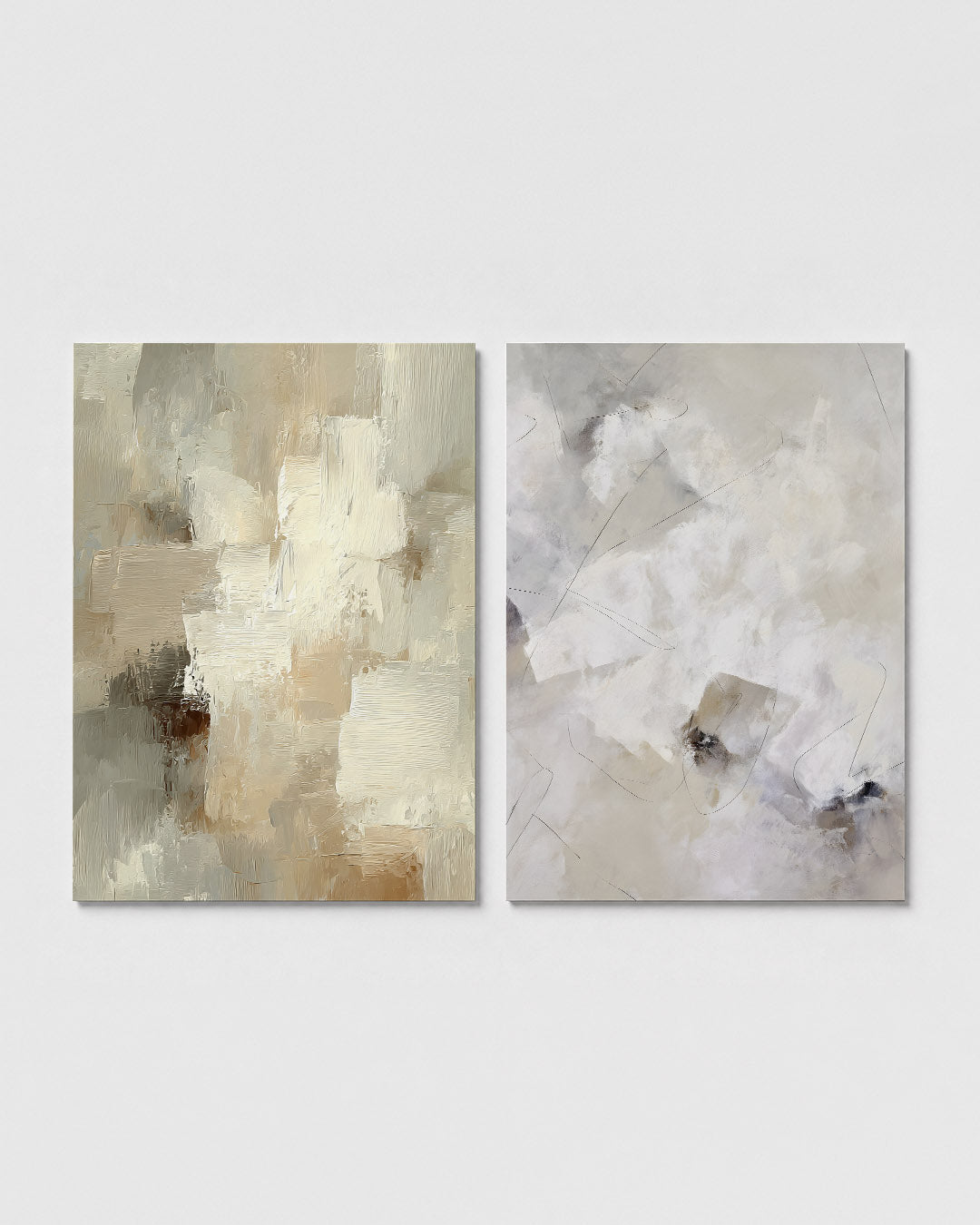 Zachte kleurvlakken Posterset
