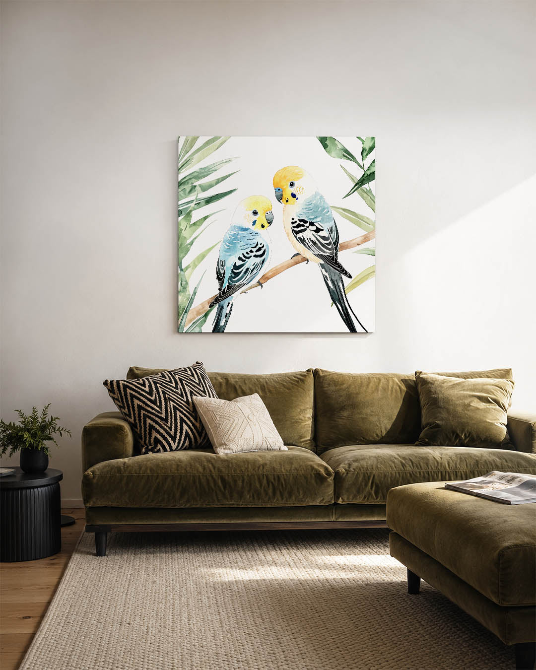 Vogels op tak Kunstwerk