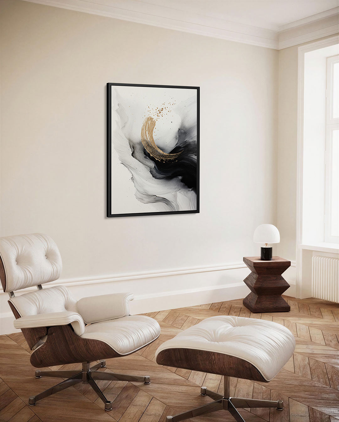 Dynamische vormen Kunstwerk