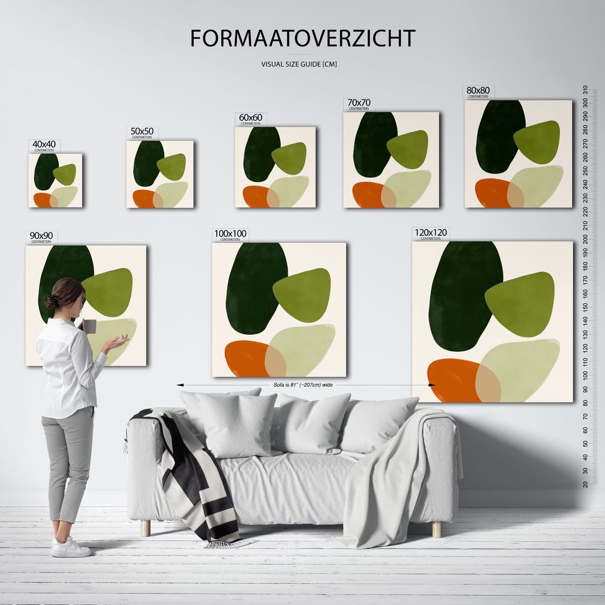 Abstracte vormen Poster
