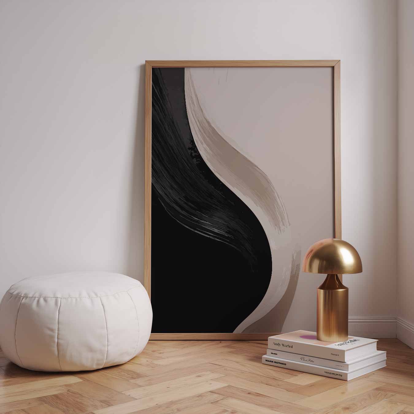 Elegante Golfbeweging Wanddecoratie Poster-WallArtistic
