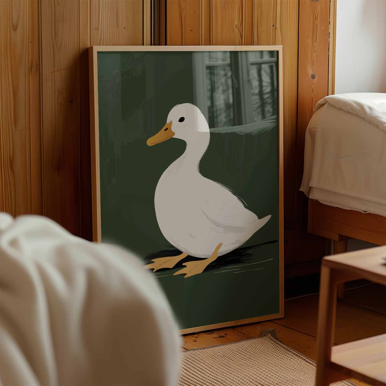 Schattige Eend Poster-WallArtistic