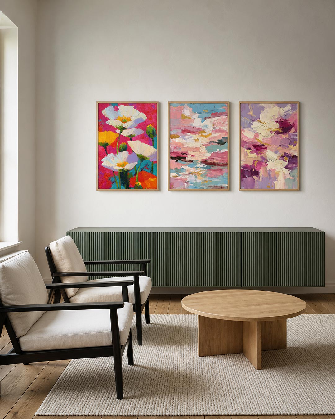 Bloemrijk kleurenspel Posterset