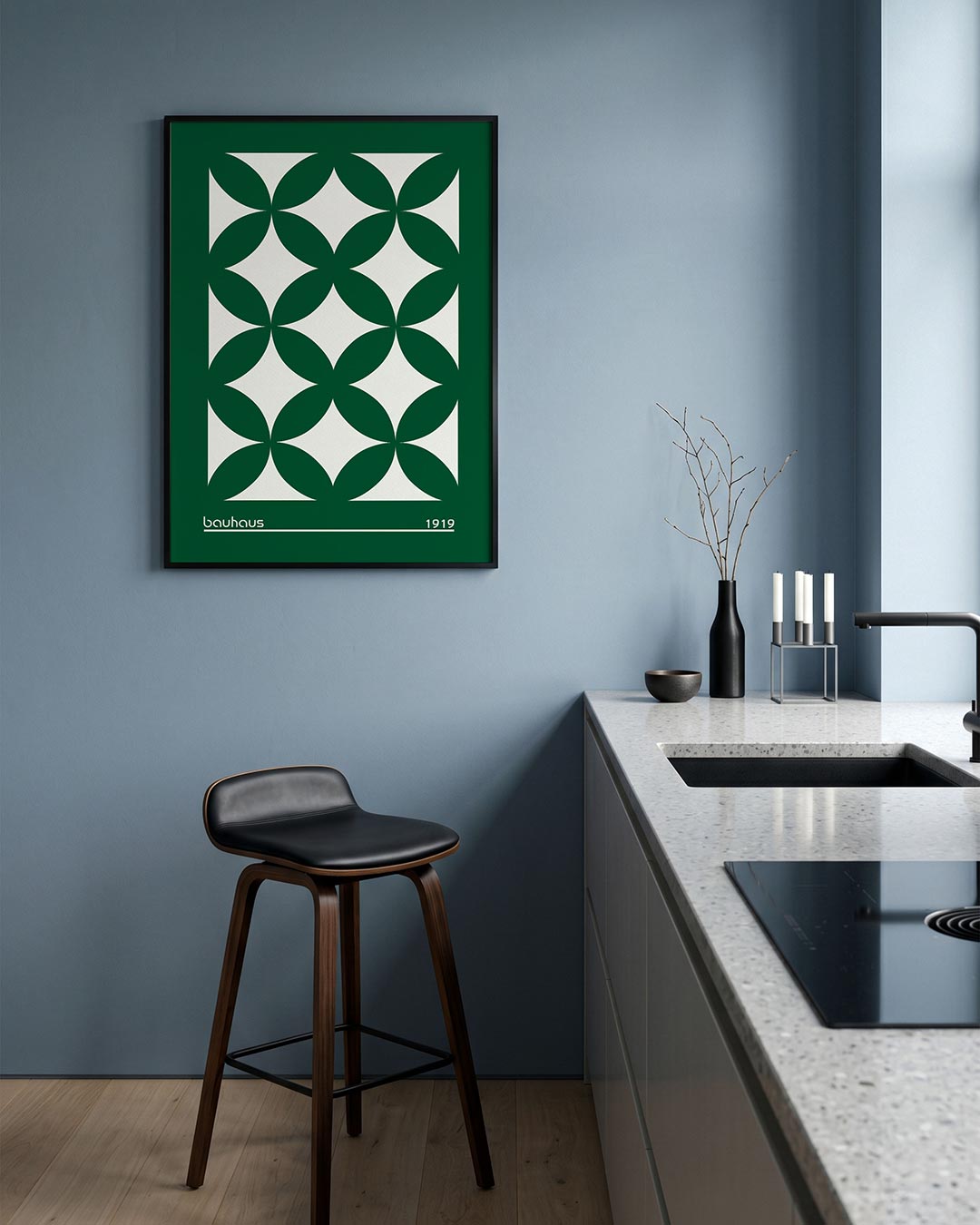 Vormritme en kleur Poster