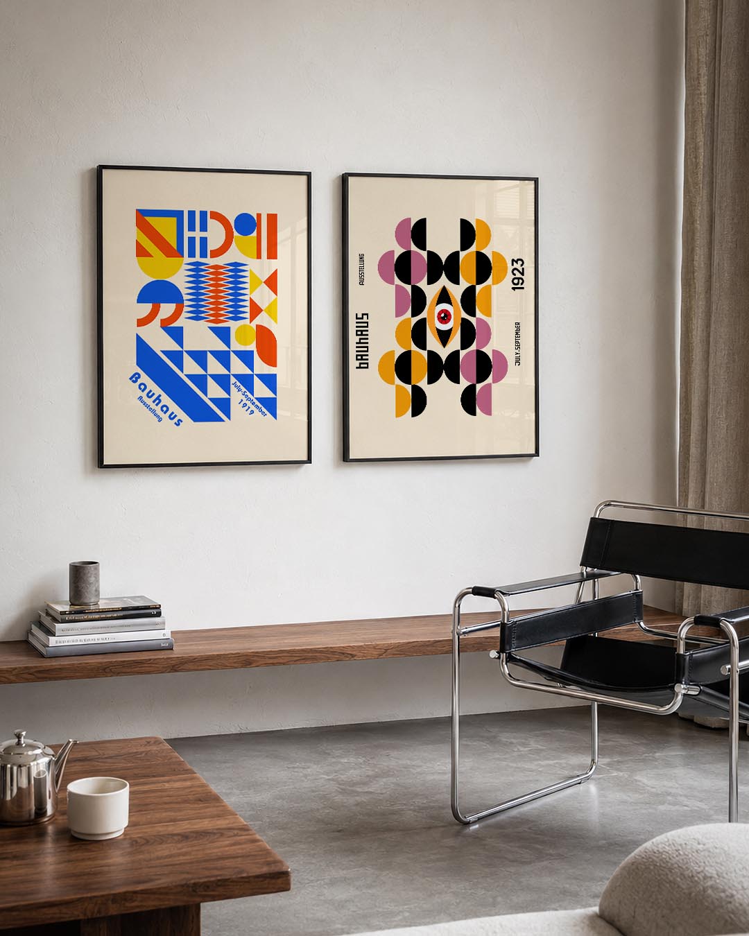 Vormen en kleurvlakken Posterset