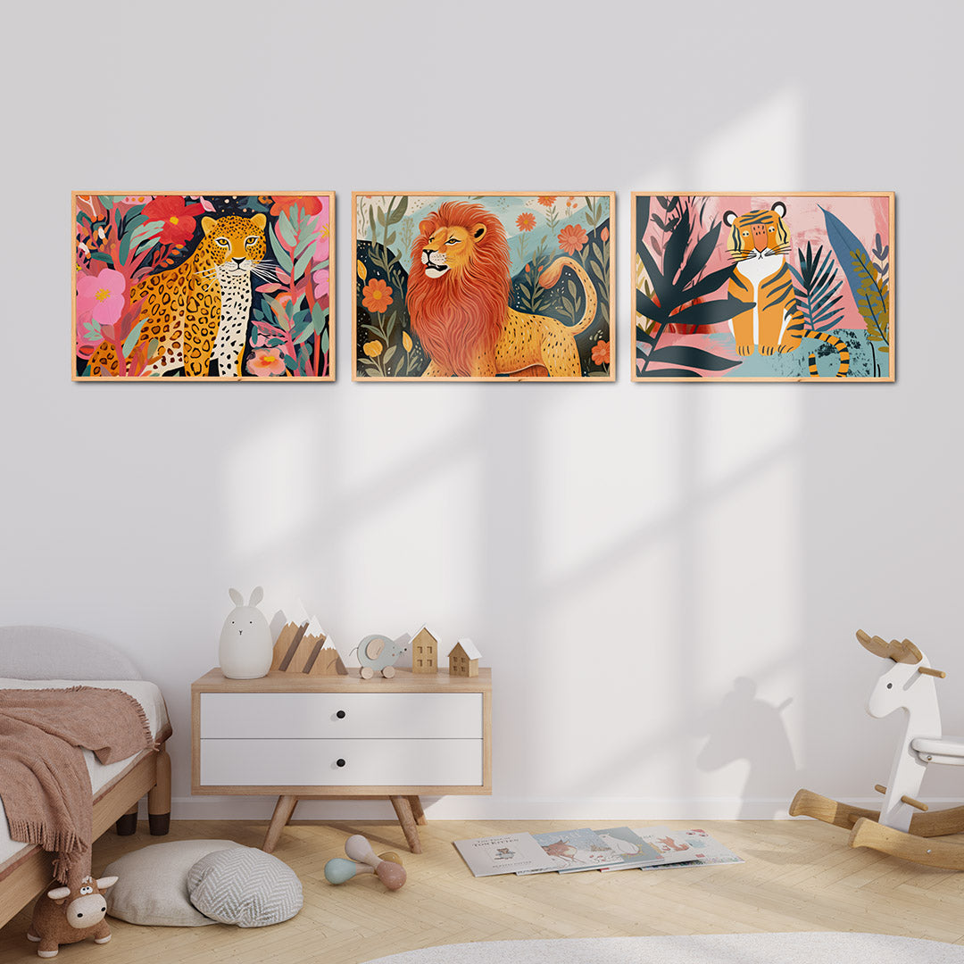 Vormen en kleuren Posterset