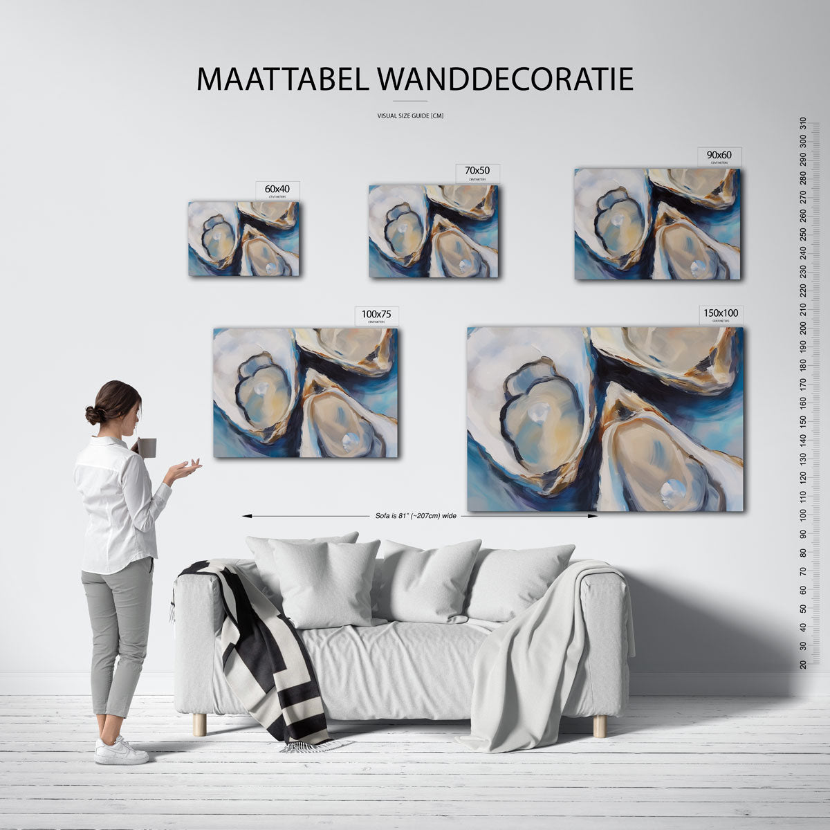 Organische vormen Kunstwerk