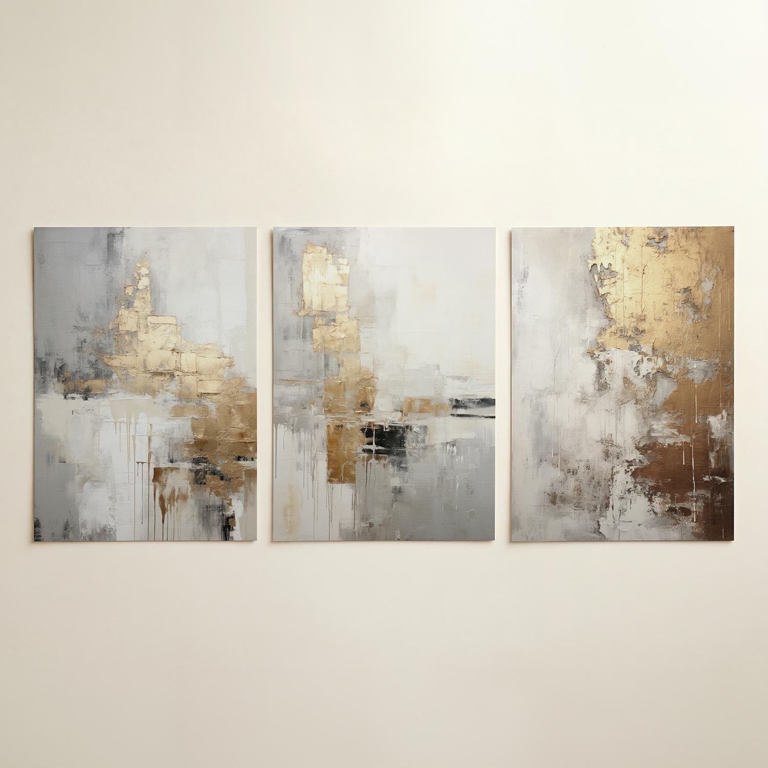 Gouden vloei Posterset