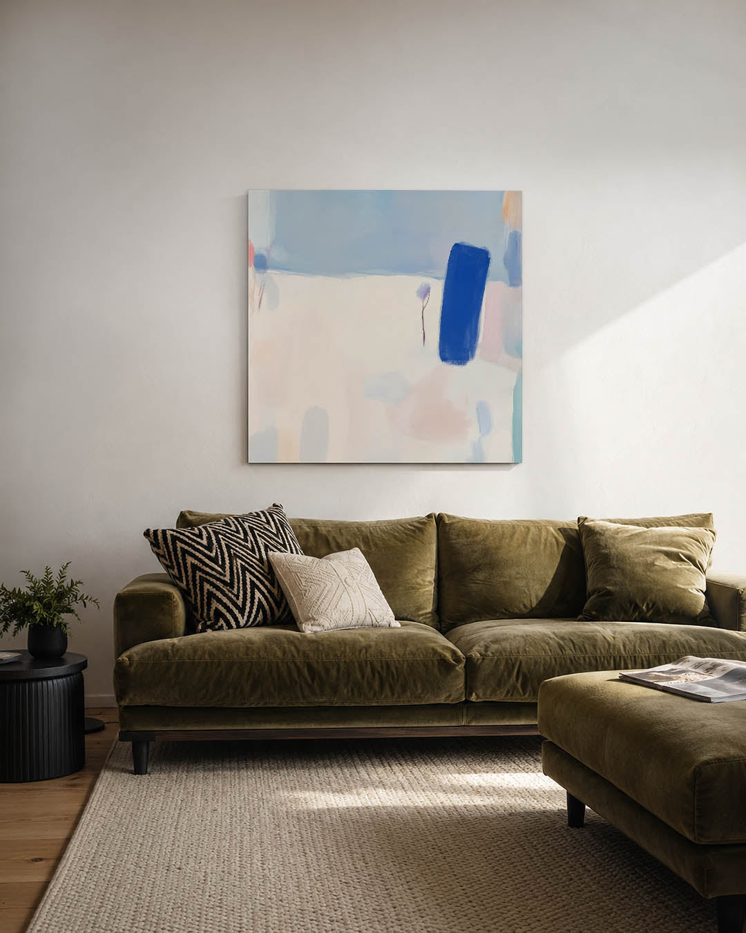 Kleurrijke vormen Kunstwerk