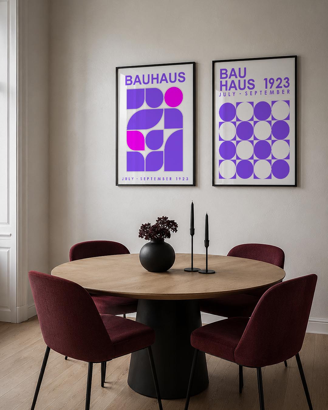 Vormen en kleurvlakken Posterset