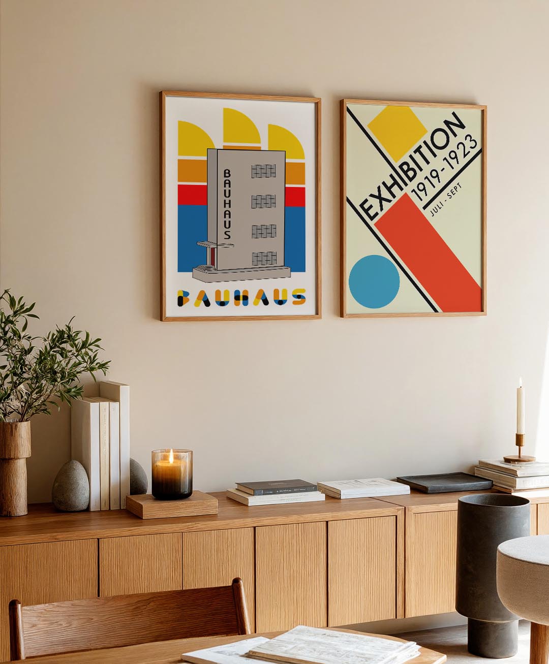 Kleur en vorm Posterset