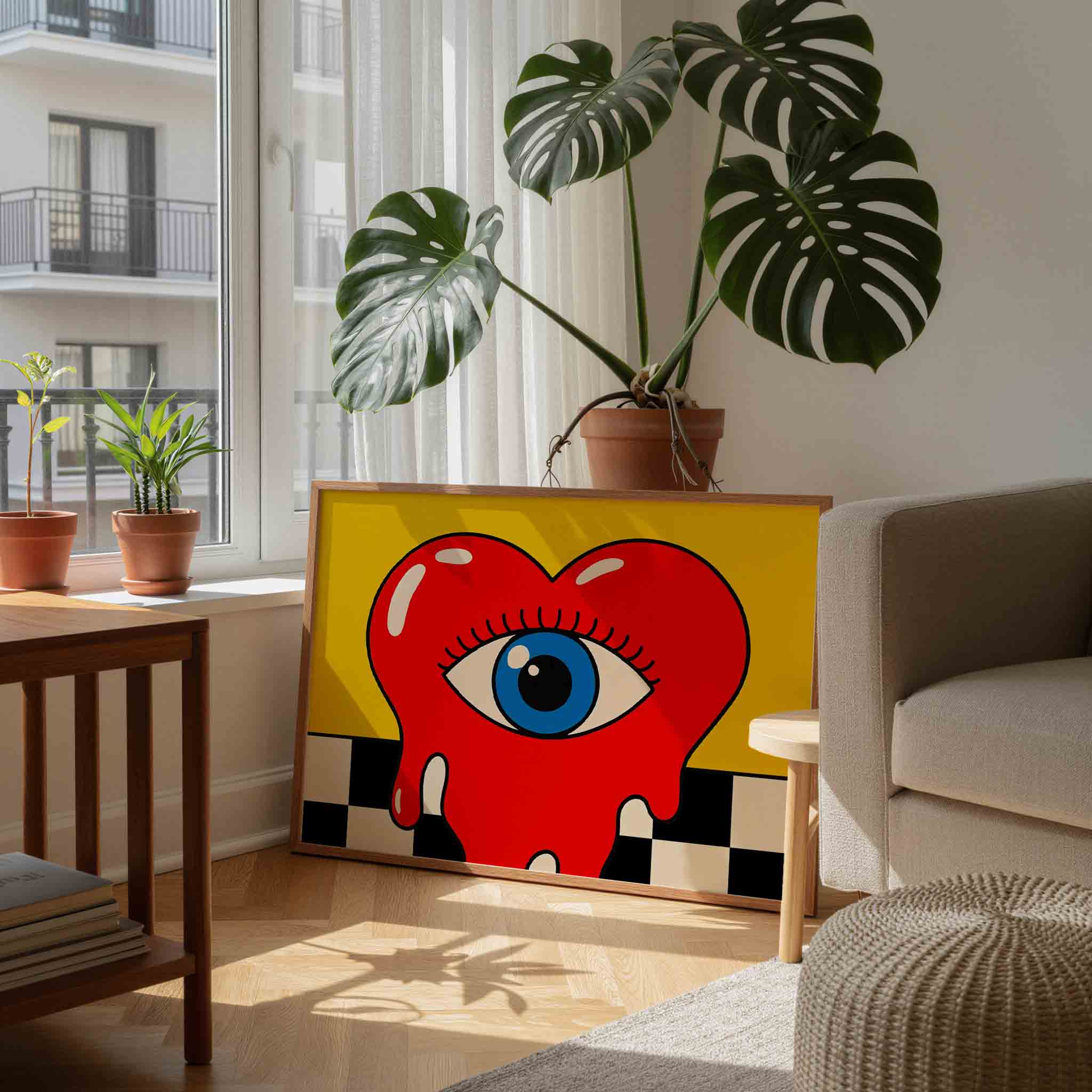 Oog in hart Poster