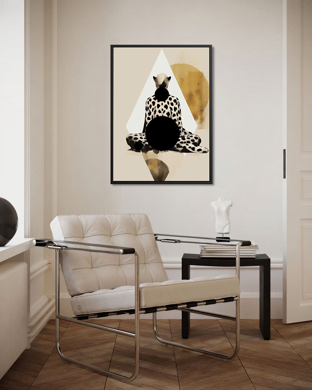 Geometrische dierenfiguur Kunstwerk