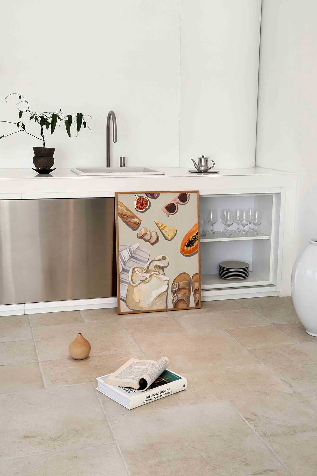 Zomerse picknick Poster