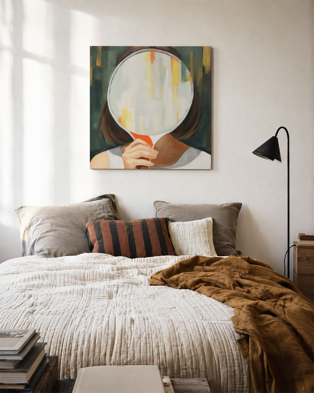 Reflectie en vervaging Kunstwerk