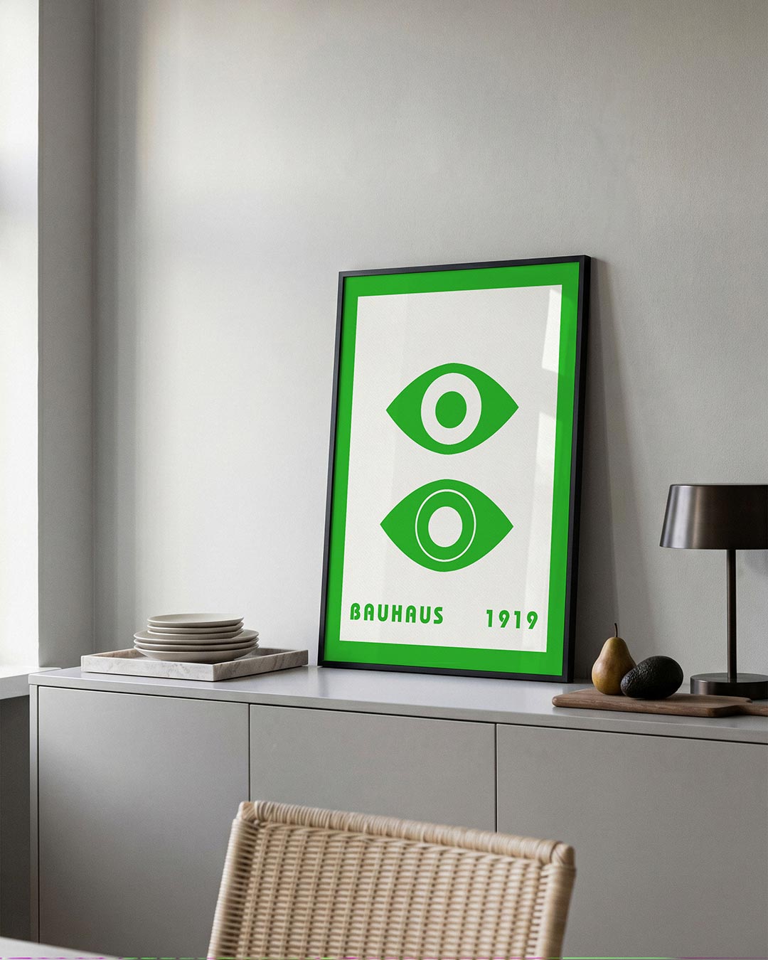 Oogvormen en kleur Poster