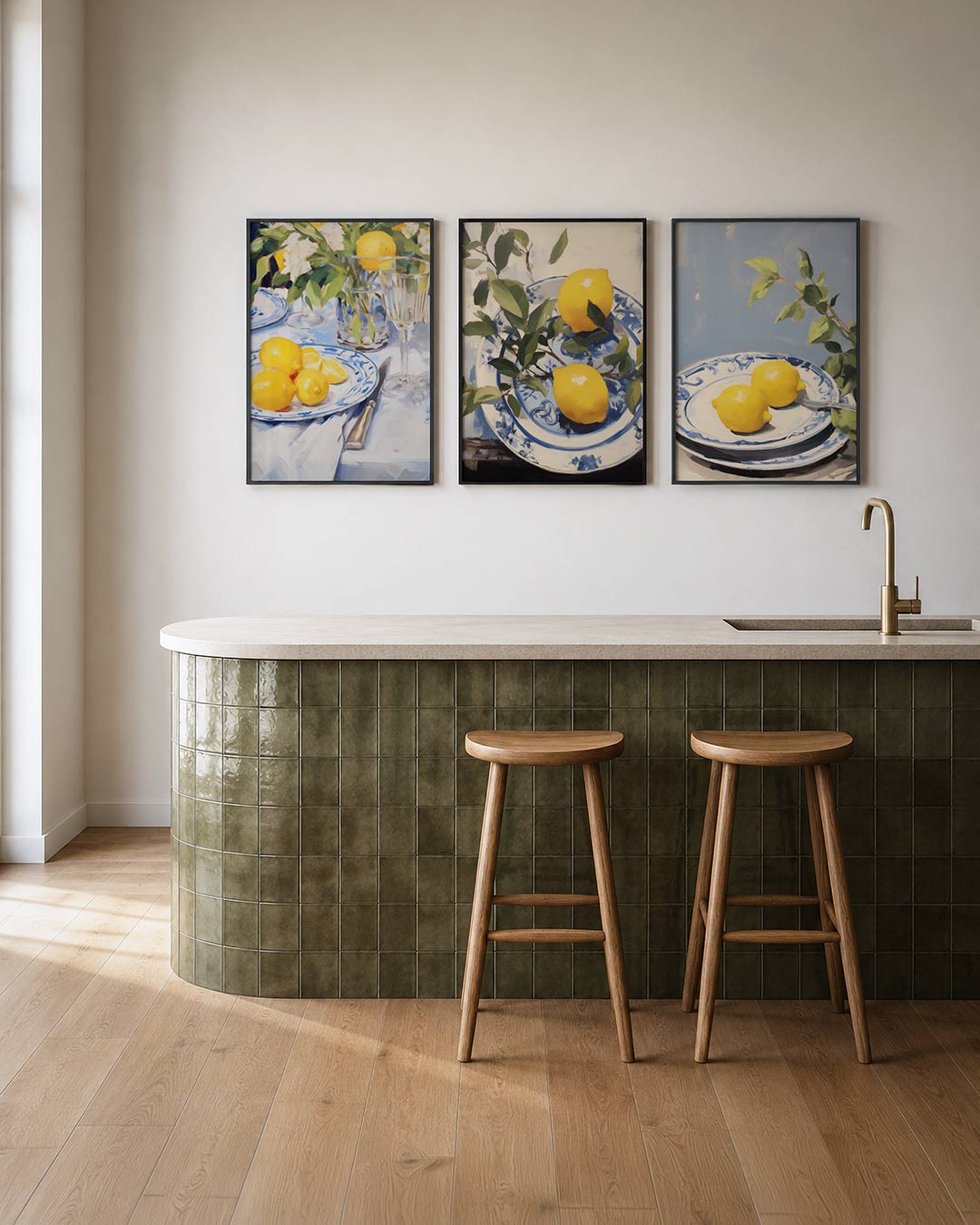 Citroen en glas Posterset