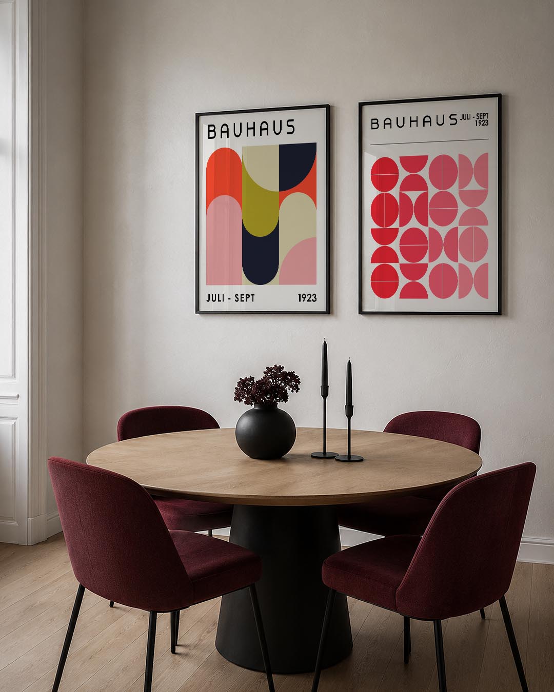 Vorm en kleurenspel Posterset