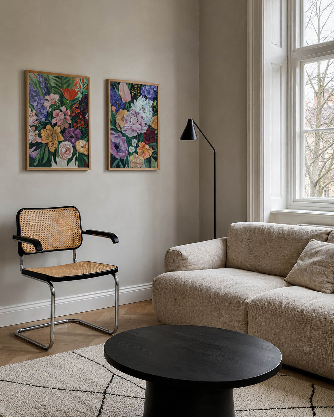 Bloemrijke kleurexplosie Posterset