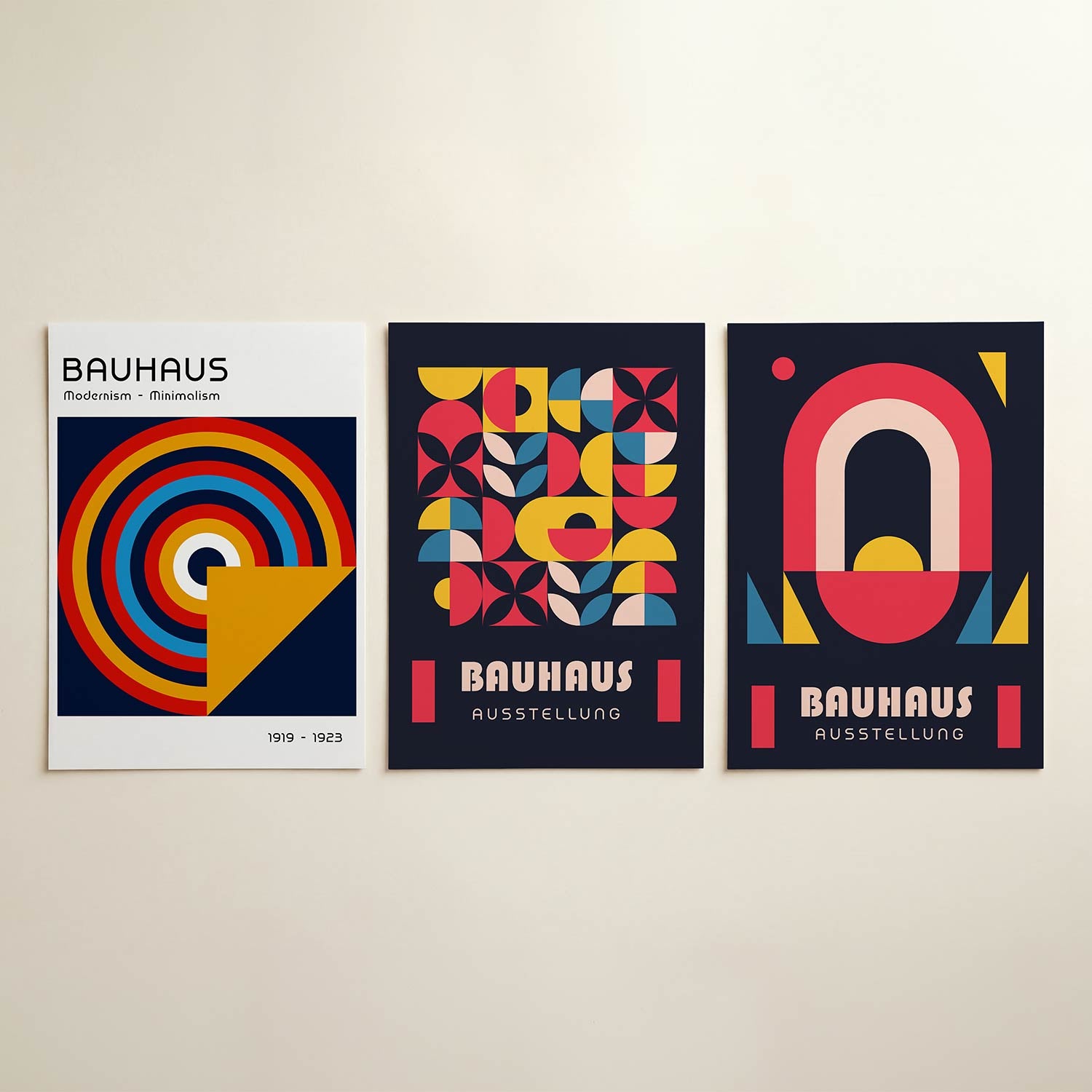 Cirkel en hoek Posterset
