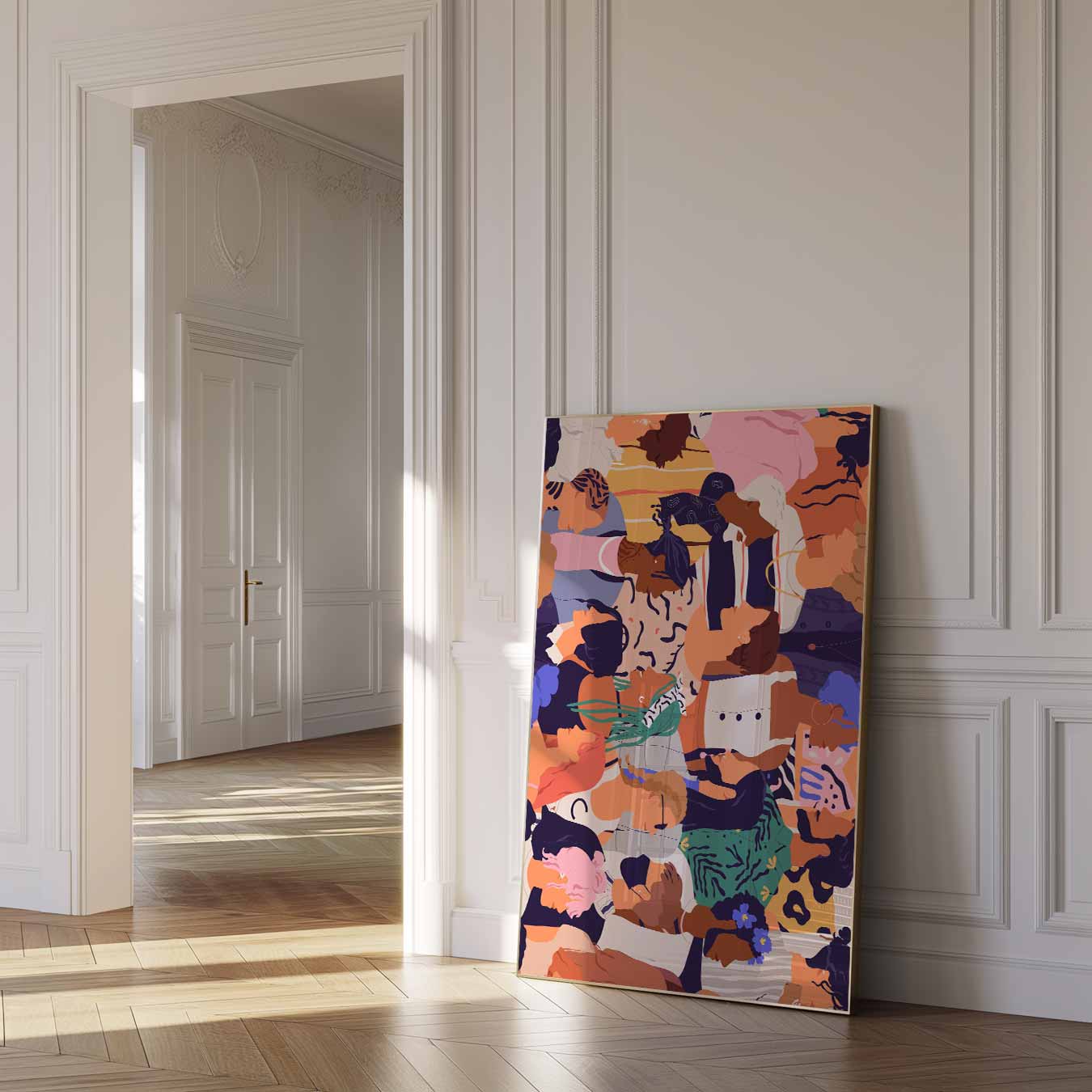 Vrolijke Karakters Poster-WallArtistic