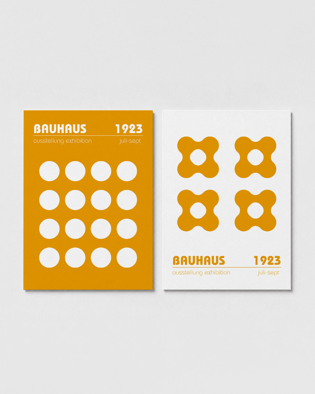 Cirkelritme en kleur Posterset
