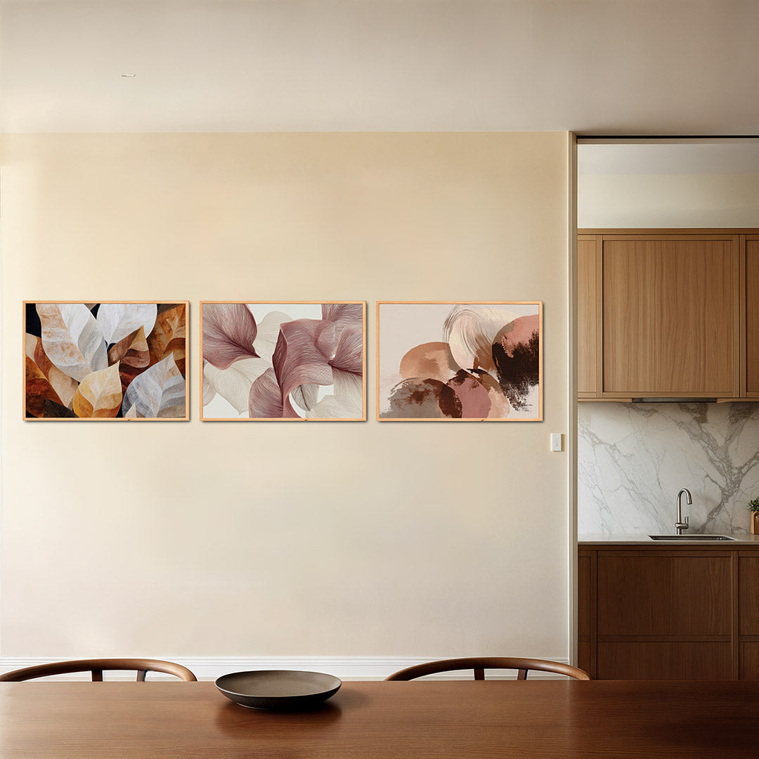 Bladvormen harmonie Posterset