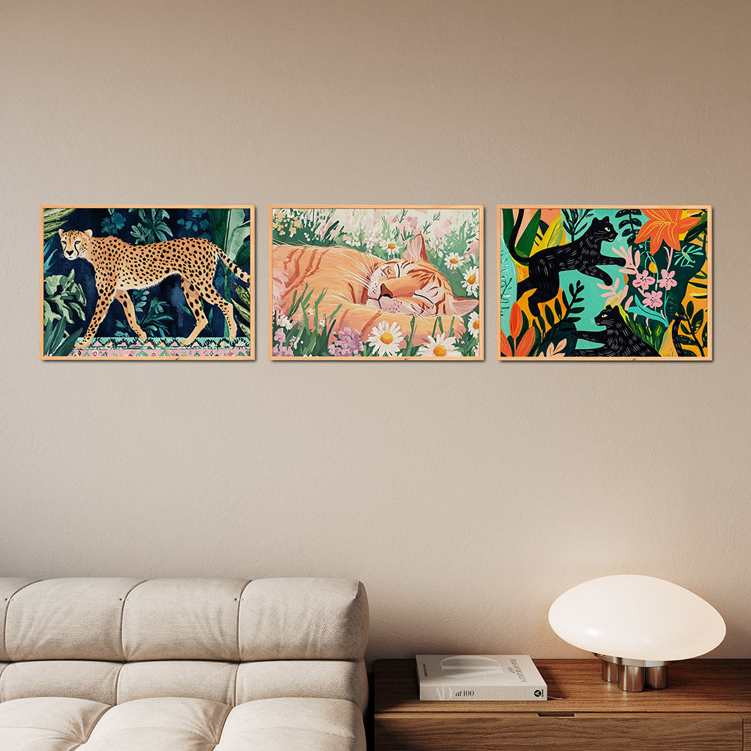 Jungle elegantie Posterset