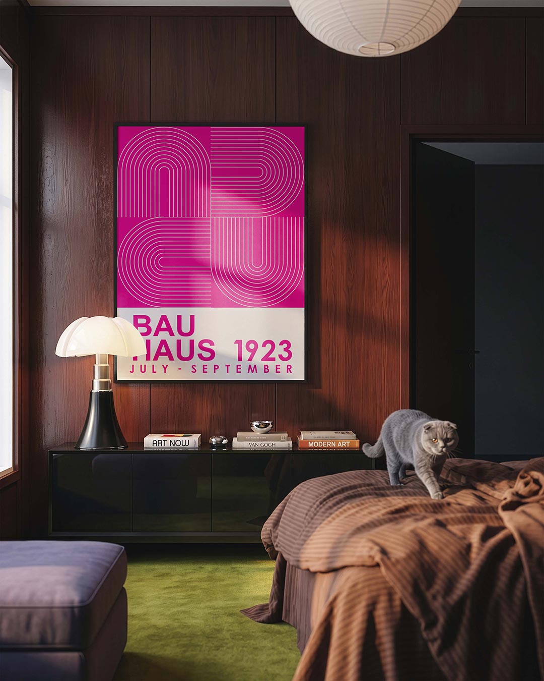 Lijnen en kleurvlakken Poster
