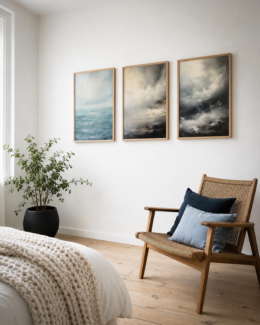 Zee en lucht Posterset