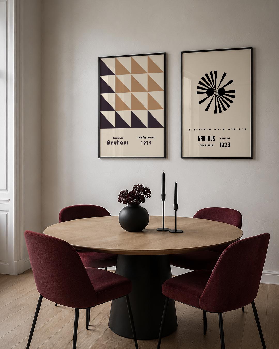 Driehoek rasters Posterset